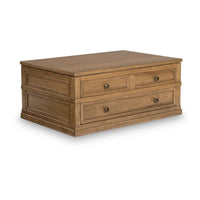 Dory Coffee Table, 42 Inch Rectangular Lift Top, 1 Drawer, Light Brown - BM348978