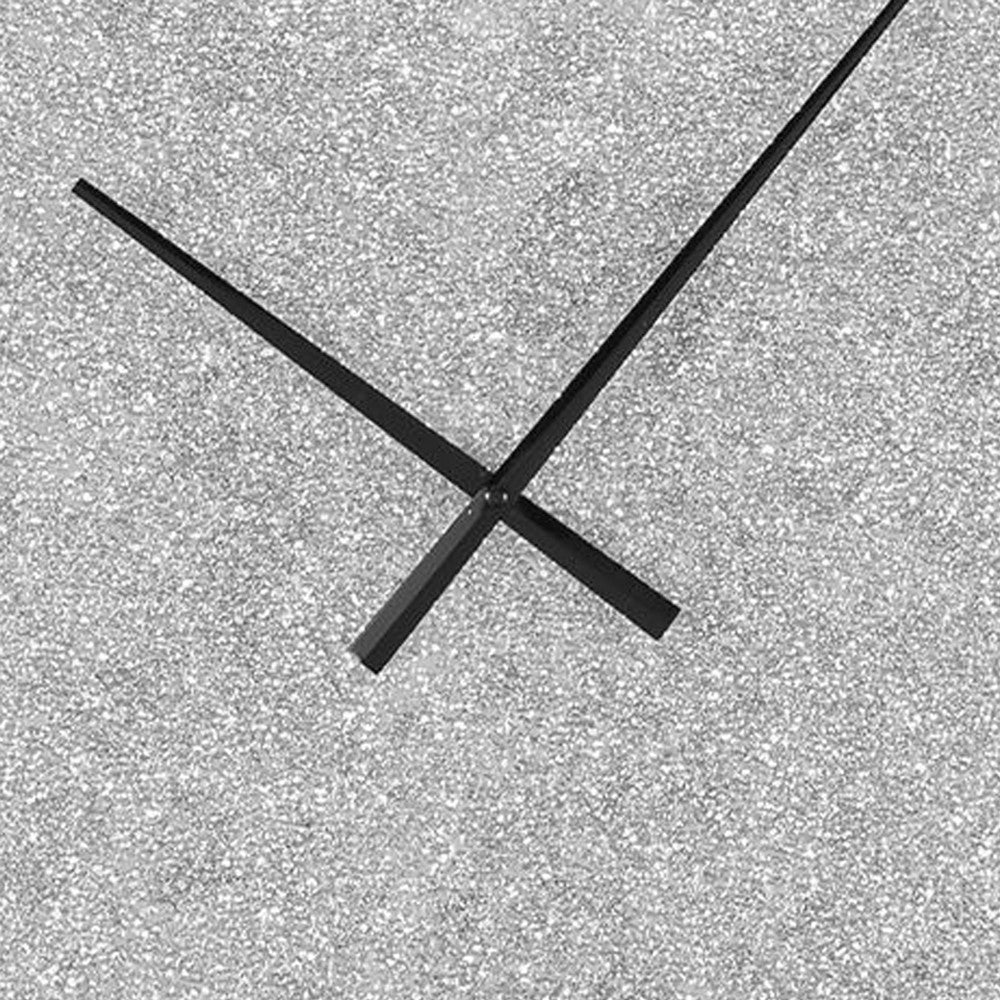 Wall Clock, Beaded Crystals, Mirror Cut Glass Roman Numerals, 39 Inch - BM349009
