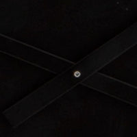 Wall Clock, Black Metal Geometric Edge Border, Abstract Open Frame, 36 Inch - BM349010