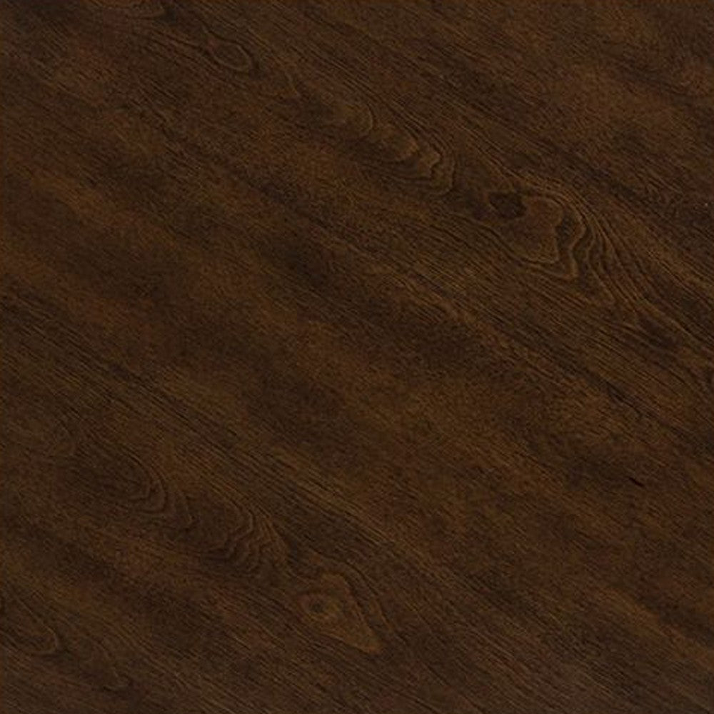 Falu Coffee Table, 42 Inch Round Faux Marble Top, Classic Scrolled, Brown - BM349023