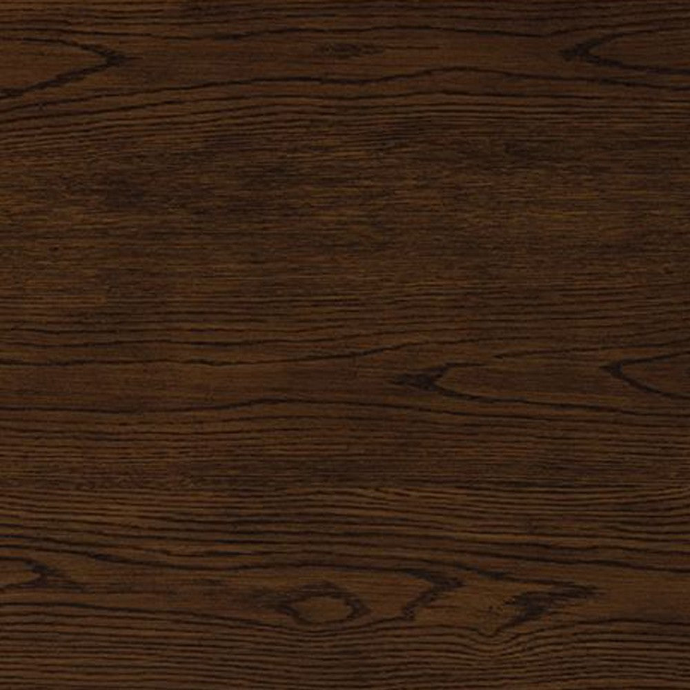 May 56 Inch Rectangular Coffee Table, Elegant Scrolled Base, Brown - BM349026