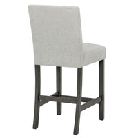 Jeny Counter Height Dining Chair Set of 2, Padded Seat, Light Gray - BM349057