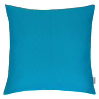 Outdoor Indoor Throw Pillow Cover, Aqua Blue Polyester, 20x20 Inch Square - BM349697