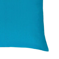 Outdoor Indoor Throw Pillow Cover, Aqua Blue Polyester, 20x20 Inch Square - BM349697