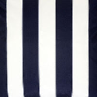 Keo Accent Pillow Cover, Navy Blue and White Stripes, 20 Inch Square - BM349709