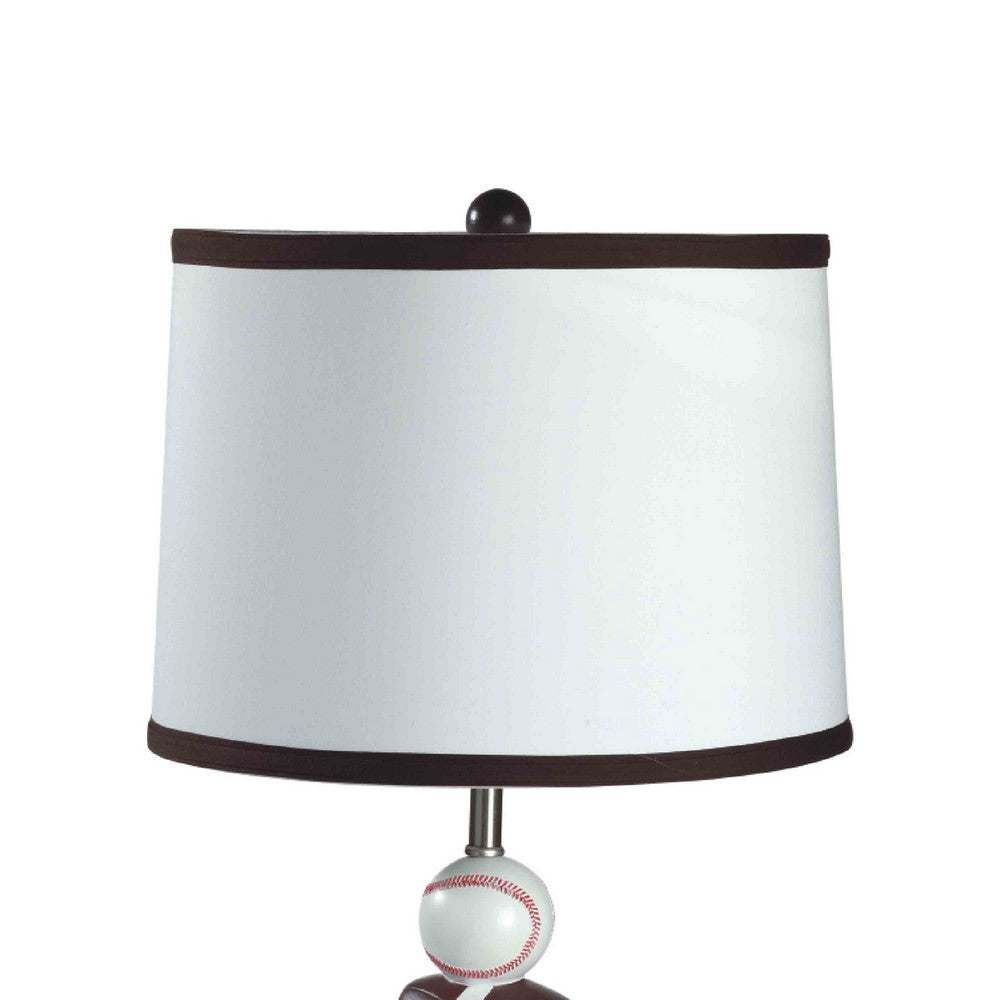 Sports Table Lamp, Basketball, Football, Soccer, 25 Inch for Athlete Kids - BM349774