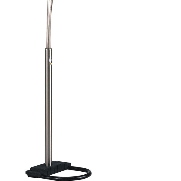 Keny Floor Lamp, 84 Inch, Adjustable 5 Head Caps, Brushed Nickel Finish - BM349784