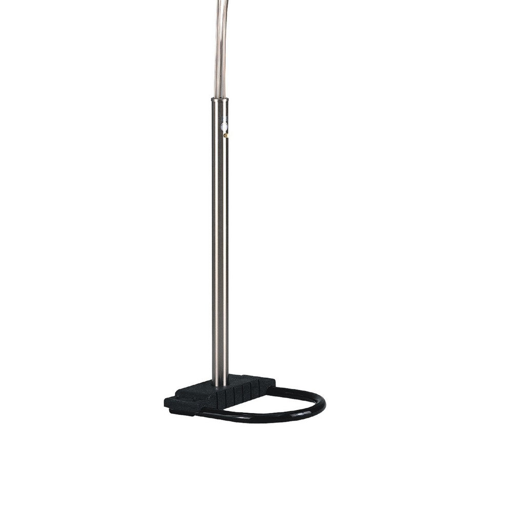 Keny Floor Lamp, 84 Inch, Adjustable 5 Head Caps, Brushed Nickel Finish - BM349784