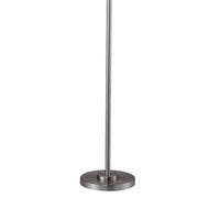 Lesy Floor Lamp, 61 Inch Wide Crystal Shade, Brushed Nickel Metal Base - BM349789