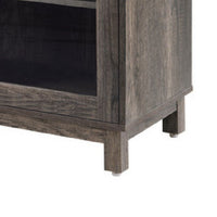 Sumi TV Stand Cabinet, Electric Fireplace Heater, Glass Doors, 70 Inch Gray - BM349952
