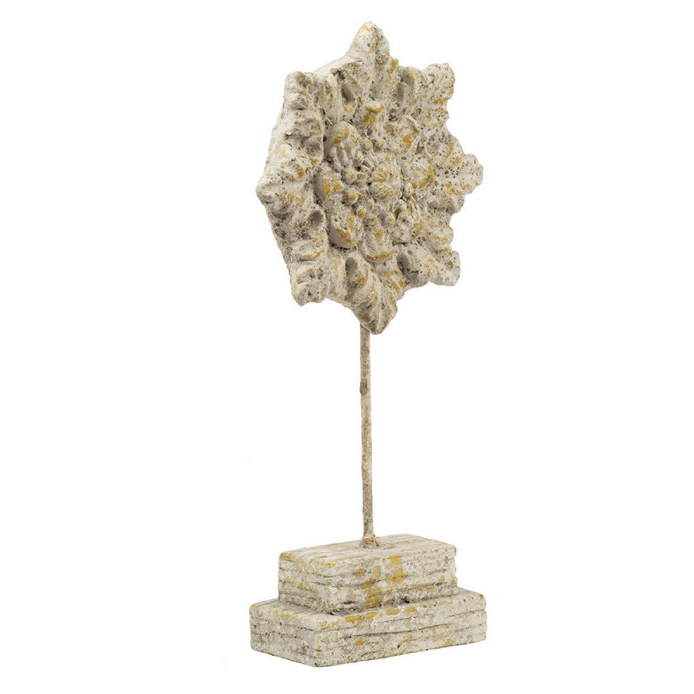 Deki Sculptural Tabletop Decor, Ice Flake Accent Star Shape, Gray - BM350036
