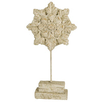 Deki Sculptural Tabletop Decor, Ice Flake Accent Star Shape, Gray - BM350036
