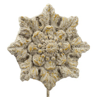Deki Sculptural Tabletop Decor, Ice Flake Accent Star Shape, Gray - BM350036