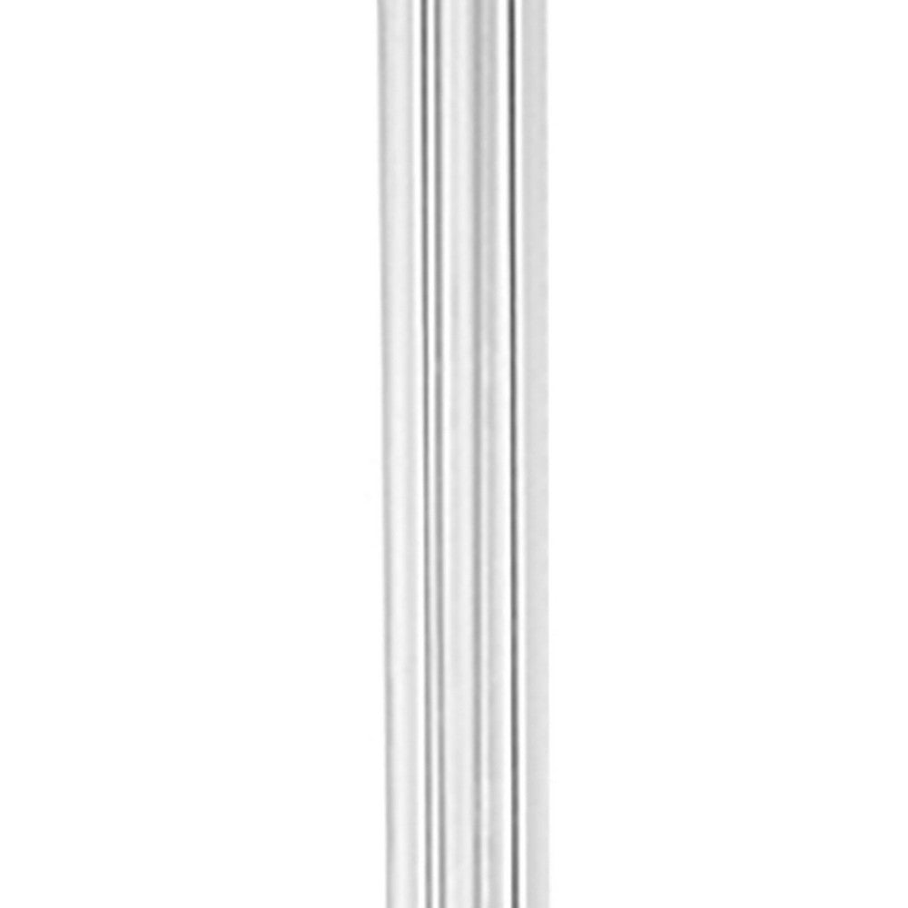 Pillar Candle Holder, 17 Inch Tall Fluted Clear Glass, Classic Square Base - BM350063