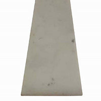 Gony Side End Table, 22 Inch Flower Top, Gold Brass Inlay, White Marble - BM350093