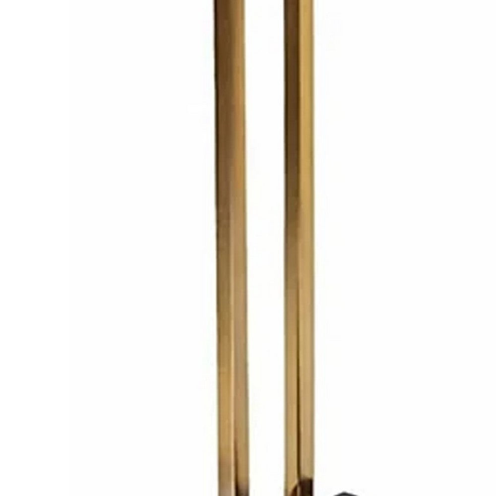 Dani Side End Table, Square Black Marble Top and Base, C Shape, 13 Inch - BM350105
