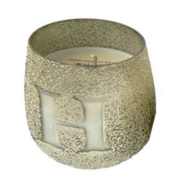 Set of 4 Scented Soy Wax Candles with Round Glass Holders, Earl Gray - BM350158