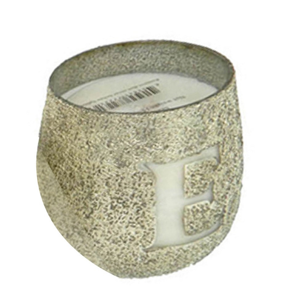 Set of 4 Scented Soy Wax Candles with Round Glass Holders, Earl Gray - BM350158