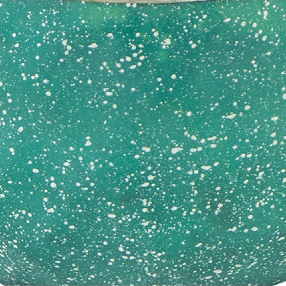 Myla Scented Soy Wax Candle, Round Glass Vessel, Natural Teal Blue - BM350160