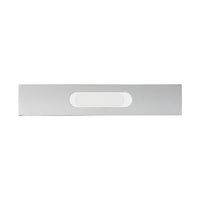 Decorative Tray, Gold Dragonfly, Cutout Handles, White Acrylic 16 Inch - BM350183