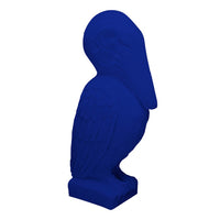 Tabletop Decor, Pelican Figurine, Royal Blue Resin, Coastal Style 19 Inch - BM350199