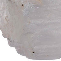 Tabletop Decor, Rectangular Shape, White Natural Selenite, 11 Inch - BM350200
