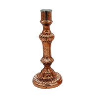 Lemu Luminary Treasures Candle Holder Set of 3, Copper Ornate Iron - BM350212