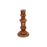 Lemu Luminary Treasures Candle Holder Set of 3, Copper Ornate Iron - BM350212
