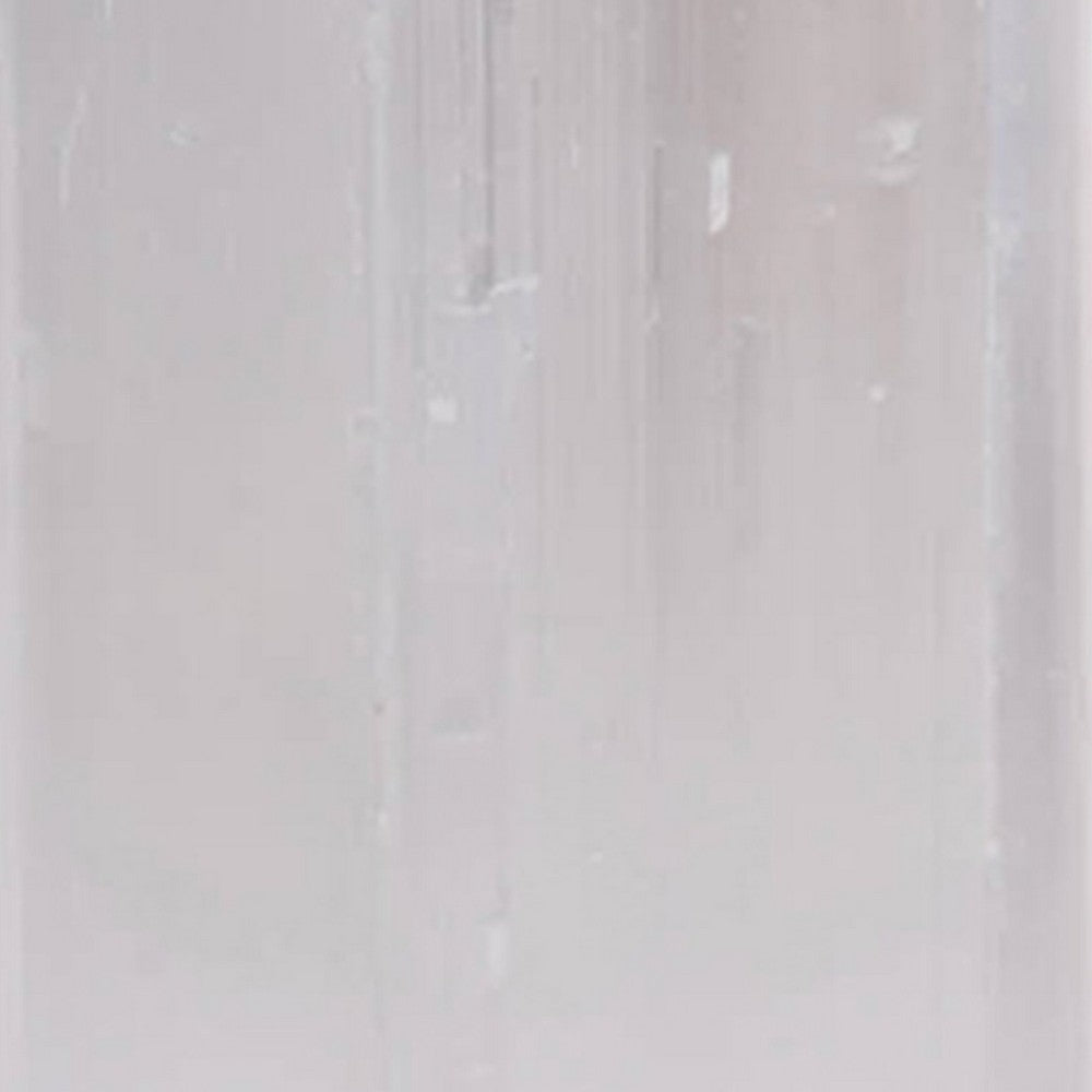 Decorative Candle Holder, Coastal White Selenite Stone, 8 Inch - BM350229