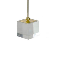 Decorative Sculpture, Clear Base, Green Marble Floating Jewel 19 Inch - BM350233