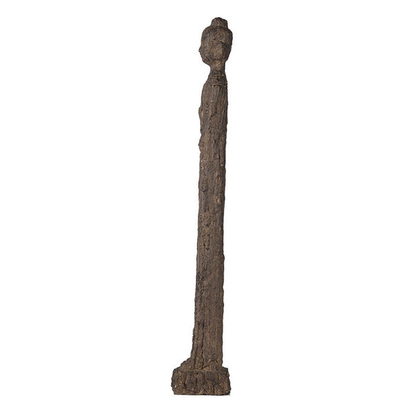 Reva Standing Buddha Sculpture, Distressed Brown Polyresin 24 Inch - BM350248