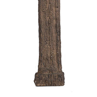 Reva Standing Buddha Sculpture, Distressed Brown Polyresin 24 Inch - BM350248