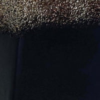 Decorative Bottle, Gold Glitter and Stone Lid, 15 Inch Black Glass - BM350257