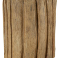 Display Accent Table Set of 2, Natural Carved Brown Teak Root Stump - BM350299