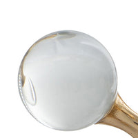 Tammy Science Atom Accent with 6 Glass Spheres, Gold Iron Stems, 7 Inch - BM350349