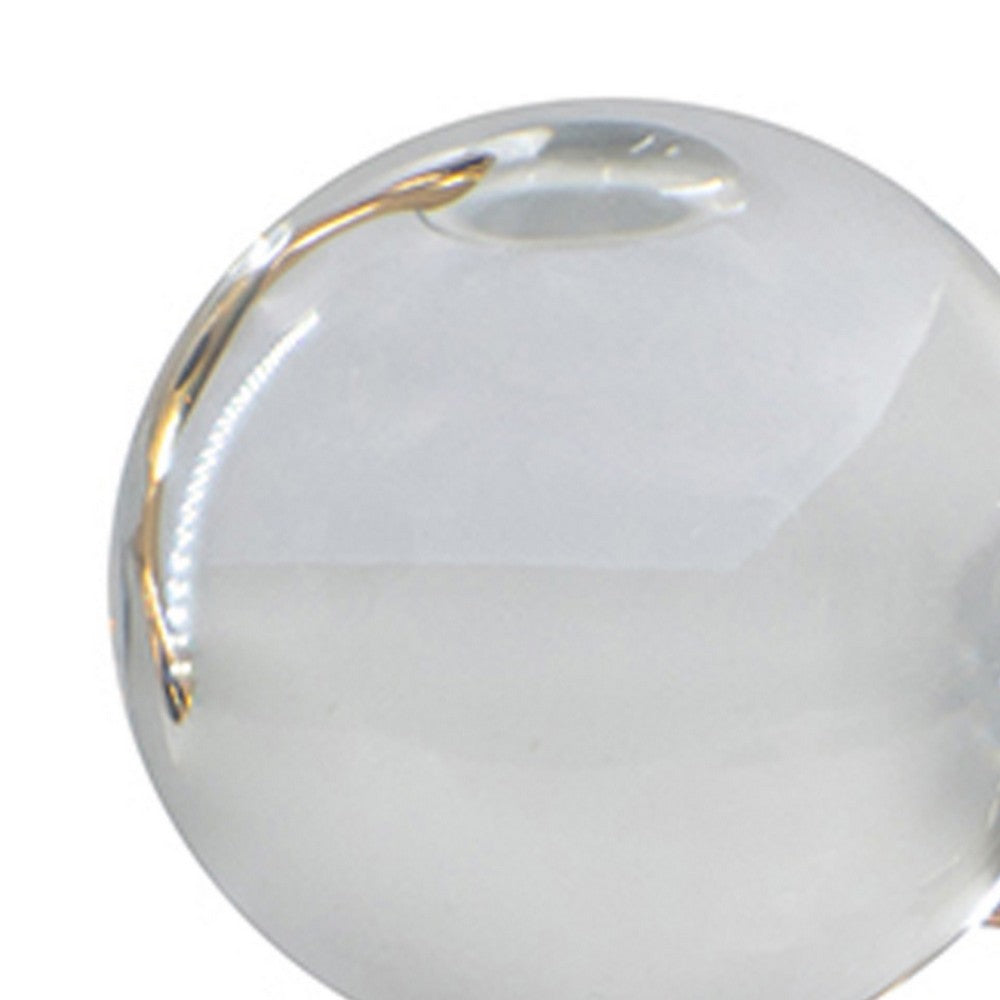 Tammy Atomic Ball Accent with 6 Glass Spheres, Gold Iron Stems, 8 Inch - BM350350
