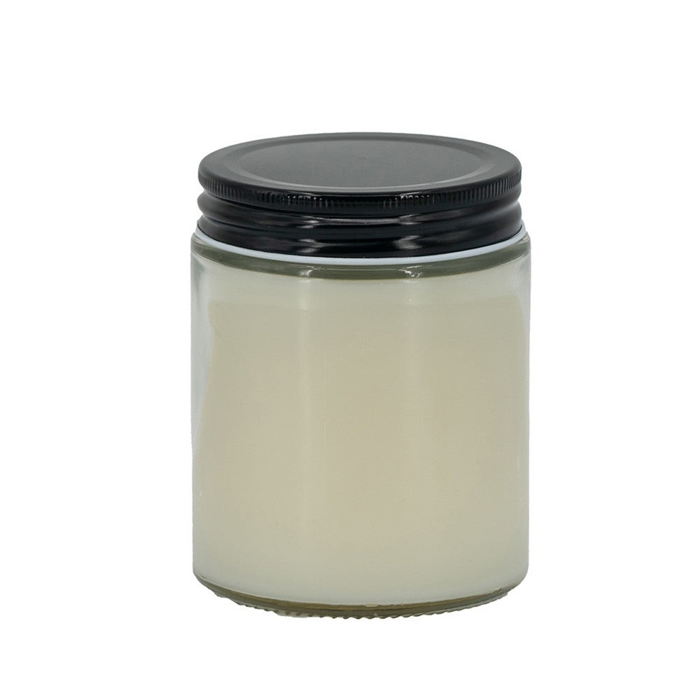 Renyl Earl Gray Scented Soy Wax Candles Set of 3, White Glass 4 Inch - BM350353