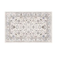 6x9 Medium Area Rug, Light Khaki and Beige Vintage Floral Patterns - BM350777