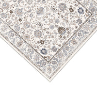 6x9 Medium Area Rug, Light Khaki and Beige Vintage Floral Patterns - BM350777