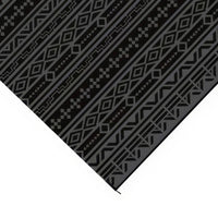 Viva XL Outdoor Area Rug, Black and Gray Geometric, Picnic Giant 9x18 - BM350807