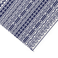 Viva Outdoor Area Rug, White and Blue Geometric Wall, Picnic Giant 9x18 - BM350808