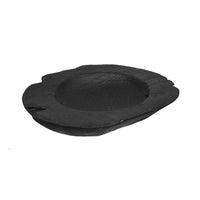 Sina Decorative Live Edge Accent Bowl, 16 Inch Black Teak Wood - BM350862