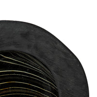 Decorative Organic Accent Bowl, Live Edge, 12 Inch Black Teak Wood - BM350865