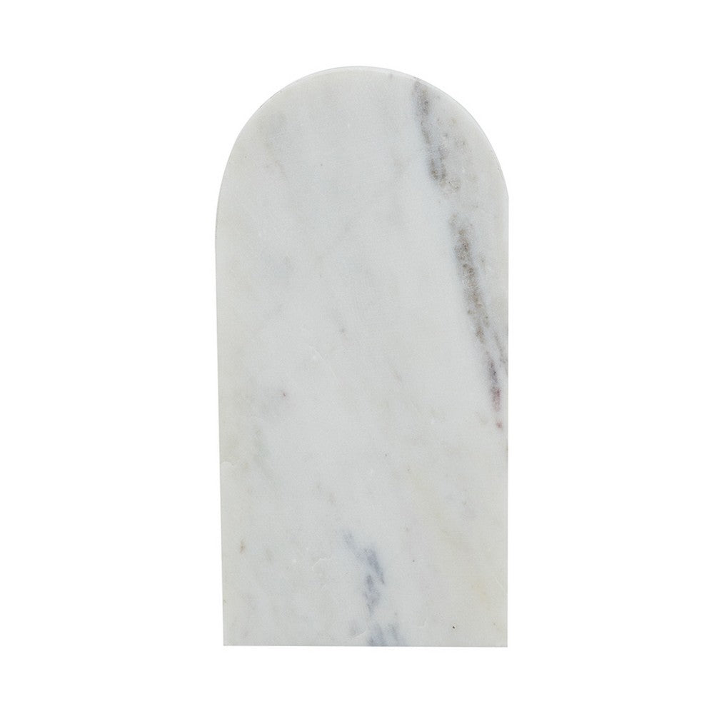 Koa Decorative Arched Roman Architecture Sculpture, 10 Inch White Marble - BM350870