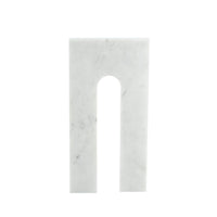 Koa Decorative Roman Sculpture Arch Doorway Design, 10 Inch White Marble - BM350872