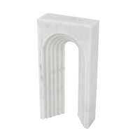 Koa Decorative Roman Sculpture Arch Doorway Design, 10 Inch White Marble - BM350872