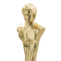 Valeri Large Decorative Human Figurine, Marble Base, Gold Aluminum 32 Inch - BM350906