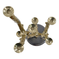 Lydia Multi-Taper Candle Holder, Branching-Stem Design, 38 Inch Gold Metal - BM350933