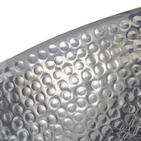 Elsie Hammered Decorative Bowl, Nickel Twig Base, Silver Aluminum 11 Inch - BM350937