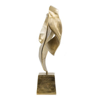 Hanna Decorative Sculpture, Abstract Form Finish, Gold Aluminum 25 Inch - BM350940